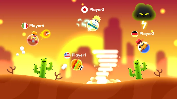 Bloop Go! žaidimo progreso ir pasirinkimų ekranas